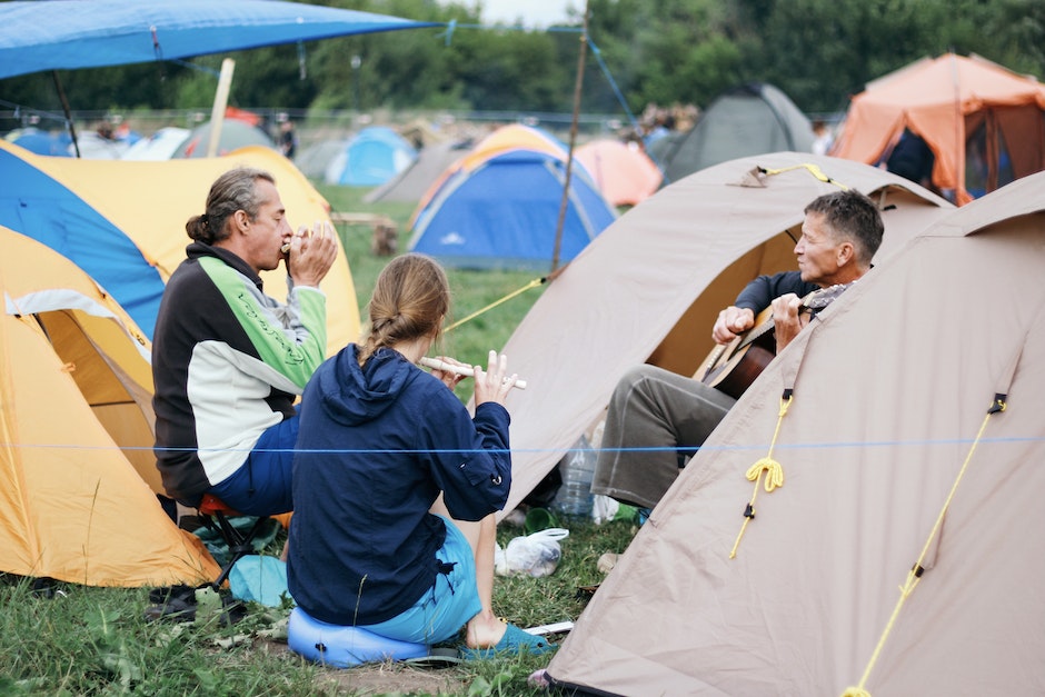 Campers Playing Music Together