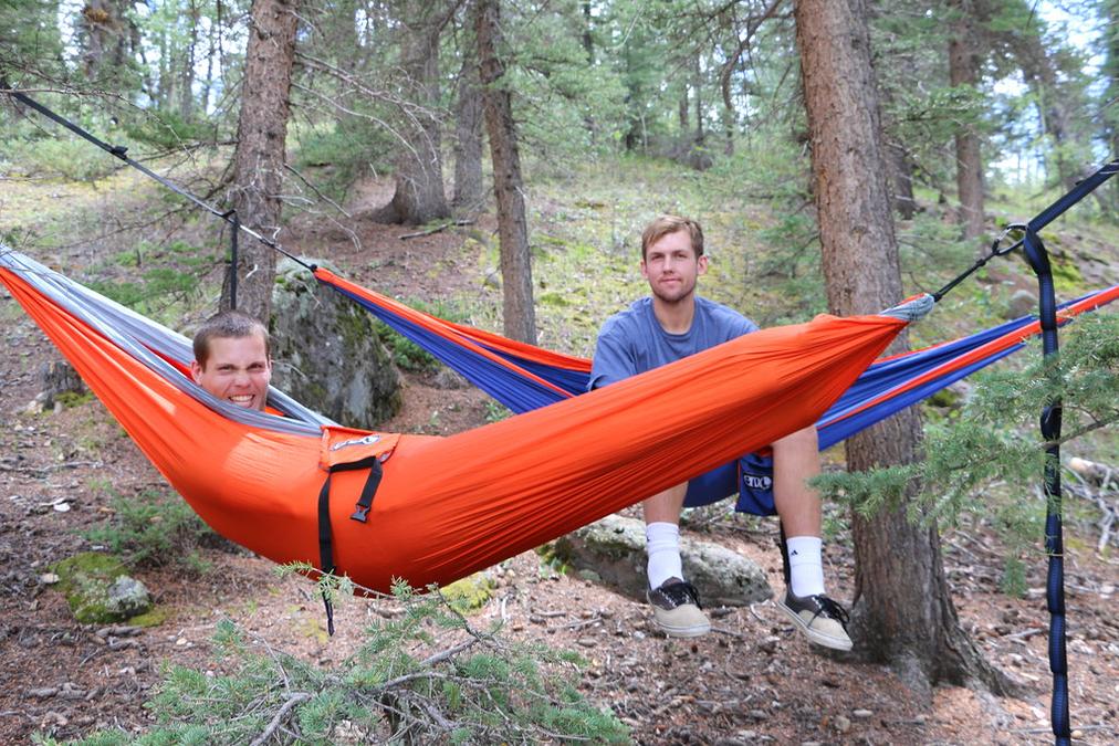 Eno Hammocks in the Rockies - a man sitting in a ham ham ham ham ham ham ham ham ham ham ham ham ham